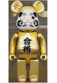 Bearbrick Daruma Pass Gold Plating 400%