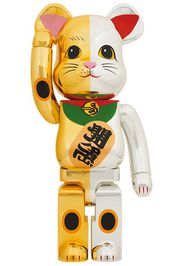 Bearbrick Lucky Cat Ten Million Gold x Good Luck Silver 1000% Gold/Silver