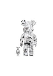 Bearbrick Doraemon (Comic Ver.) 100% & 400% Set Black & White