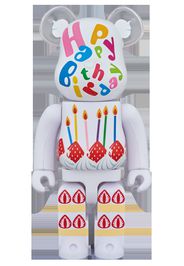 Bearbrick Greeting Birthday 2 PLUS 400% White