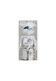 Bearbrick SORAYAMA x Daniel Arsham 1000% Silver