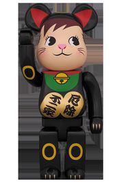 Bearbrick Maneki Neko Poko-chan 400% Black