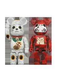 Bearbrick x BAPE (R) Maneki Neko & Daruma 400% 2PACK