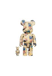 Bearbrick Utagawa Kuniyoshi (Popular Cat Music Ball) 100% & 400% Set