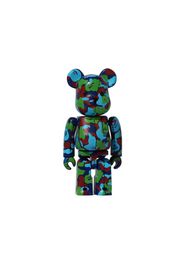 Bearbrick A Bathing Ape 28th Anniversary Camo #1 100% Green/Red/Blue