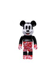 Bearbrick BAPE Mickey Mouse 1000% Black/Red Camo