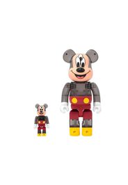 Bearbrick x CLOT x 3125C x Disney 3-Eyed Mickey Mouse 100% & 400% Set Translucent Black