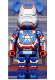 Bearbrick x Iron Man Iron Patriot 400% Blue