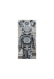 Bearbrick HR GIGER 1000% Black Chrome