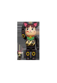 Bearbrick Maneki Neko Peko-chan 100% & 400% Set Black