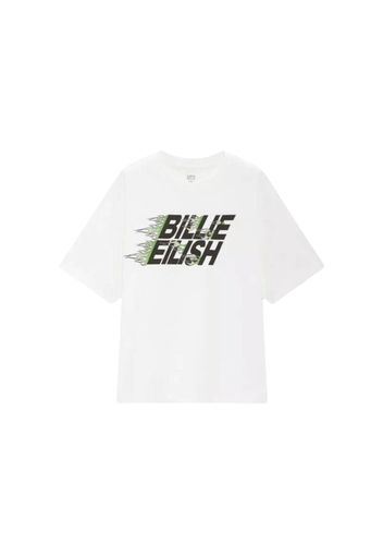 Billie Eilish x Takashi Murakami x Uniqlo Flame Tee White