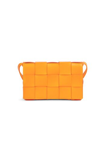 Bottega Veneta Intreccio Weave Cassette Tangerine