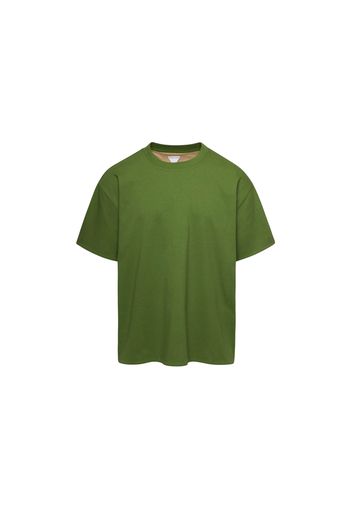 Bottega Veneta Double Layered Cotton Jersey Relaxed Fit T-shirt Jalapeno/Sesame