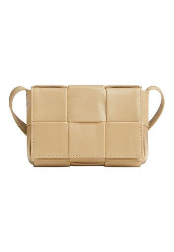 Bottega Veneta Candy Cassette Intreccio Crossbody Bag Mini Porridge