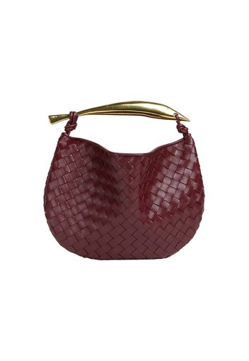 Bottega Veneta Sardine Intrecciato Top Handle Small Barolo