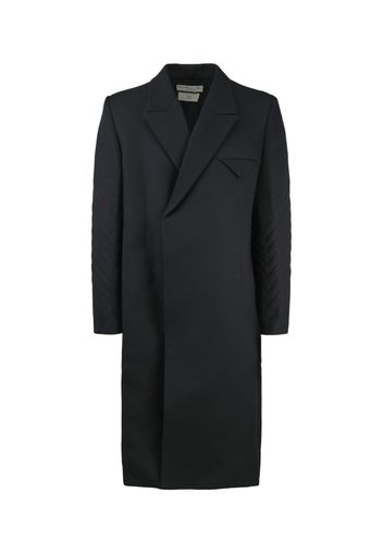 Bottega Veneta Compact Wool Coat Nero