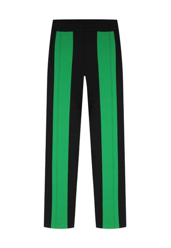 Bottega Veneta Technical Double Panel Track Trousers Black/Green