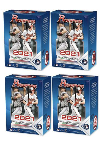 2021 Bowman Baseball Blaster Box 4x Lot