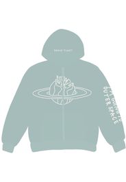 Broken Planet Outer Space Zip Up Hoodie Arctic