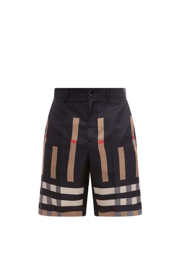 Burberry Dan Silk Shorts Black Multi