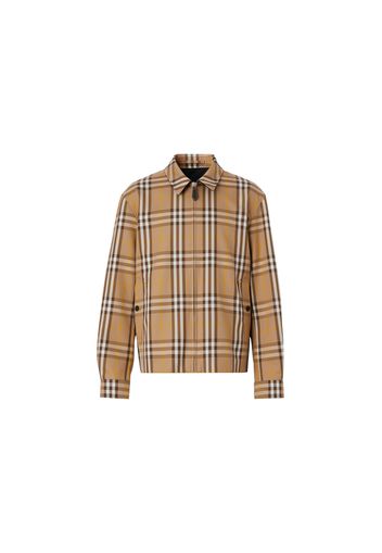 Burberry Reversible Check Cotton Harrington Jacket Truffle