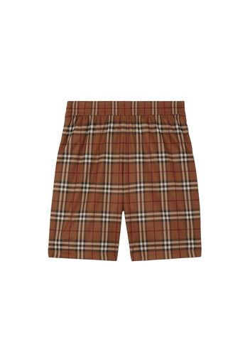 Burberry Vintage Check Shorts Brown