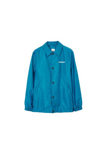 Burberry Embroidered Logo Jacket Blue