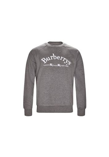 Burberry Cotton Blend Sweatshirt Grey