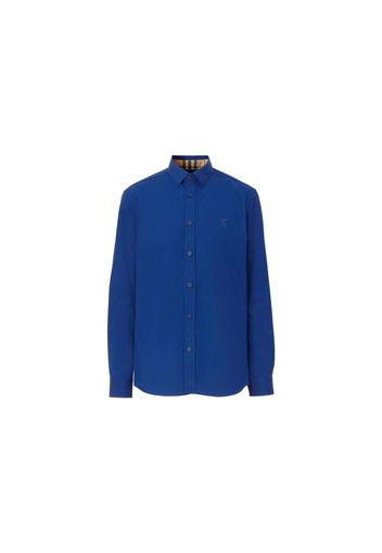 Burberry TB Monogram Slim-Fit Shirt Blue