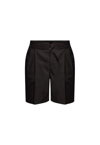 Burberry Techincal Cotton Tailored Shorts Black