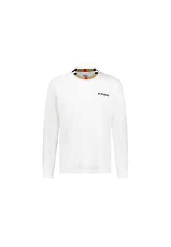 Burberry Long Sleeve Icon T-shirt White