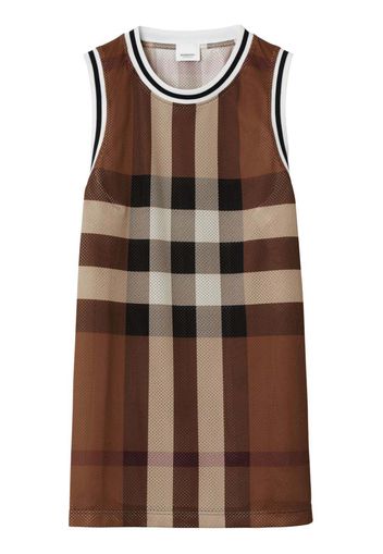 Burberry Check Tank Top Brown