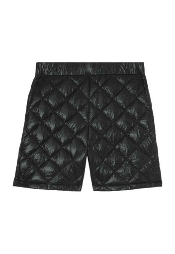 Burberry Rixson Diamond-Quilted Shorts Black