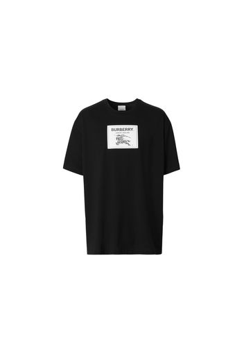 Burberry Prorsum Label Cotton T-Shirt Black