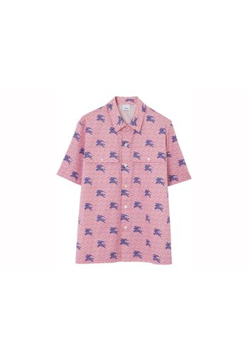 Burberry Ekd TB-Monogram Cotton Shirt Pink