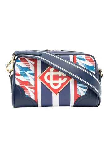 Casablanca Concorde Monogram Messenger Bag Navy Blue/Multi