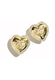 Chanel Stud Earrings Gold/Crystal (ABD072 B16157 NW375)