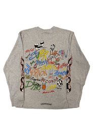 Chrome Hearts Matty Boy Brain L/S T-shirt Heather Grey