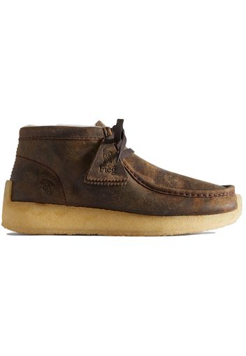 Clarks Originals Rossendale Boot Ronnie Fieg 8th Street Shearling Chocolate