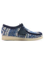 Clarks Originals Wallabee Boot Blue Fabric