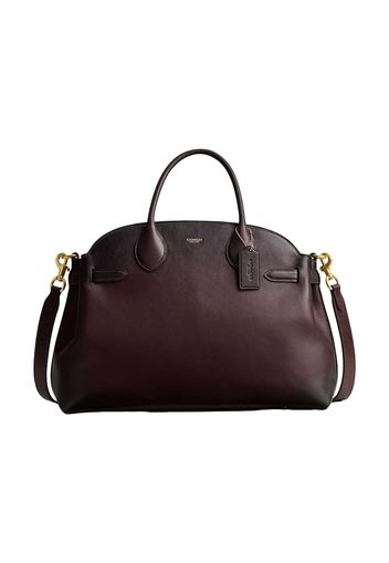 Coach Soft Empire Carryall Bag 40 Brass/Merlot