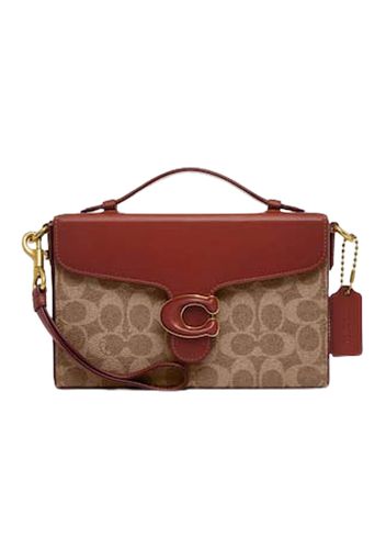 Coach Bag in Signature Canvas Tabby Box Brass/Tan/Rust