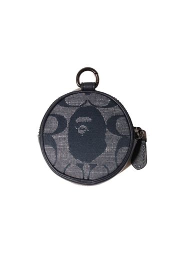 Coach x BAPE Coin Case Navy