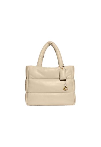 Coach Tote Pillow Brass/Ivory