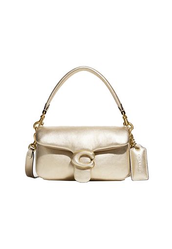 Coach Pillow Tabby Shoulder Bag 18 Metallic Soft Gold