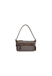 Coach Demi Bag In Signature Jacquard Brass/Oak Maple