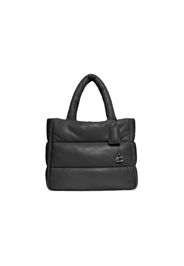 Coach Tote Pillow Silver/Black