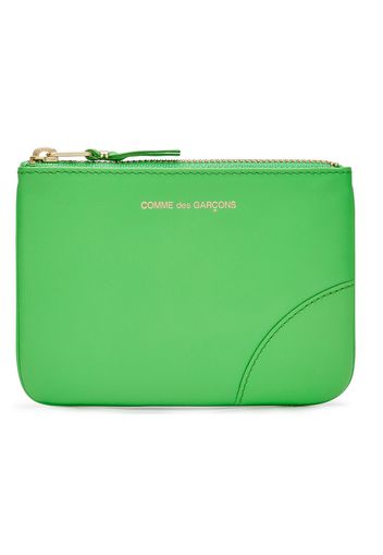 Comme des Garcons SA8100C Colour Plain Wallet Green