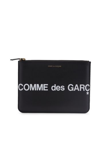 Comme des Garcons SA5100HL Huge Logo Wallet Black