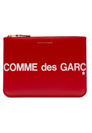 Comme des Garcons SA5100HL Huge Logo Wallet Red